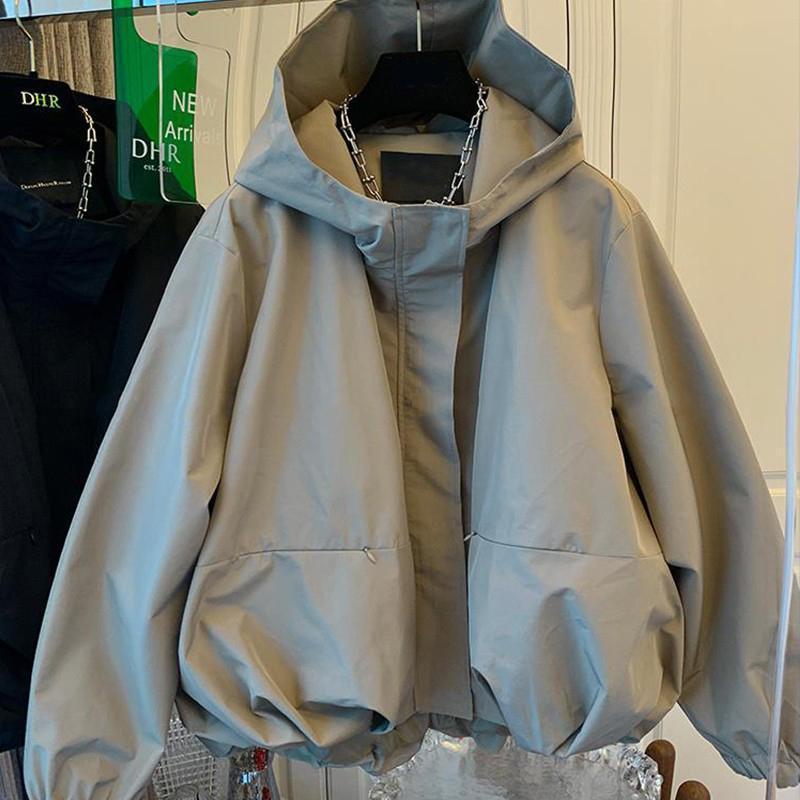 All-matching Bud Leisure Windproof Coat For Women